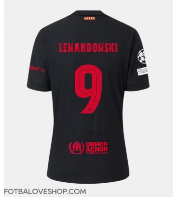 Barcelona Robert Lewandowski #9 Venkovní Dres 2024-25 Krátký Rukáv